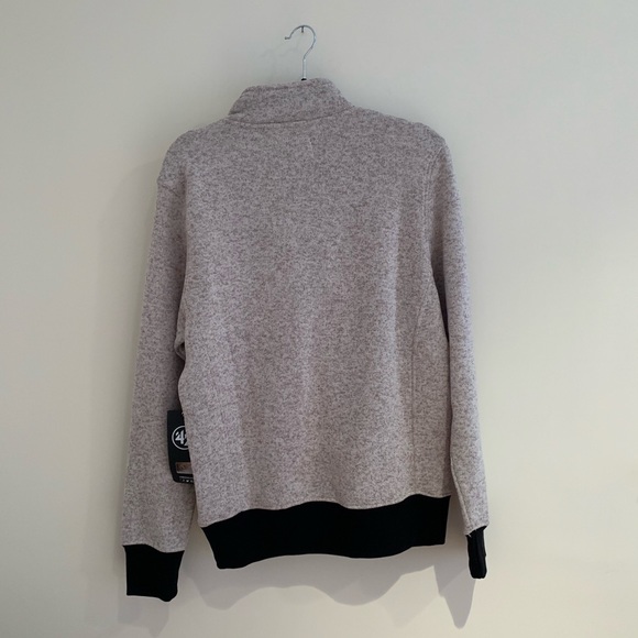 47 Kodiak Boston Bruins Quarter Zip Cream Pullover - Picture 4 of 4